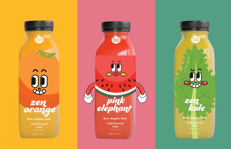 Juice Bottle Packaging Design #1