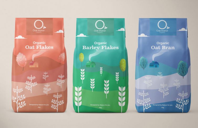 Oak Manor Packaging Design #1